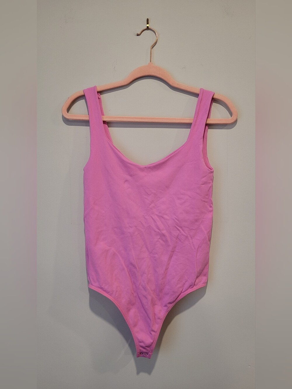 Free People Bright Pink Girls One-Piece Bodysuit